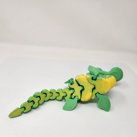 Loch Ness Monster 3D Printed Articulated Flexi Factory Figure 9"x4" (h) - Picture 5 of 6
